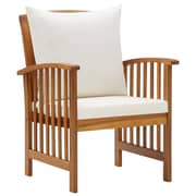 vidaXL 5 Piece Garden Lounge Set with Cushions Solid Acacia Wood