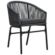 vidaXL 5 Piece Garden Dining Set Anthracite