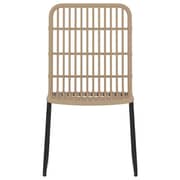 vidaXL 5 Piece Garden Dining Set Oak