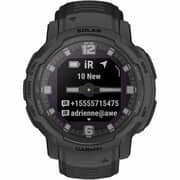 Garmin 010-02730-01 Instinct Crossover Solar Smart Watch Graphite