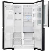 LG Side by Side Refrigerator, InstaView Door-in-Door, Matte Black, Hygiene FRESH+, ThinQ