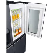 LG Side by Side Refrigerator, InstaView Door-in-Door, Matte Black, Hygiene FRESH+, ThinQ
