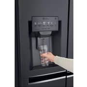 LG Side by Side Refrigerator, InstaView Door-in-Door, Matte Black, Hygiene FRESH+, ThinQ