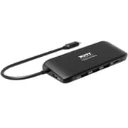 Port Type-C Travel Docking Station 100 Watt Black