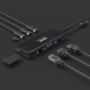 Port Type-C Travel Docking Station 100 Watt Black