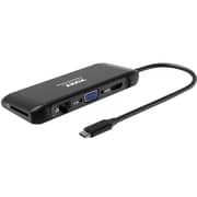 Port Type-C Travel Docking Station 100 Watt Black