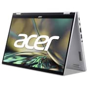 Acer Spin 3 (2022) Laptop - 12th Gen / Intel Core i5-1235U / 14inch FHD / 8GB RAM / 512GB SSD / Windows 11 Home / English & Arabic Keyboard / Pure Silver / Middle East Version - [SP314-55N-57QC]
