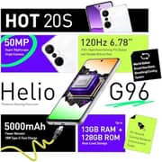 Infinix Hot 20S 128GB Fantasy Purple 4G Smartphone