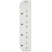 Belkin F9E400UK1M SurgeStrip E-Series 4 Socket Extension