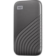 WD Portable SSD USB3.2 2TB Grey WDBAGF0020BGY-WESN + My Passport Neoprene Case Black WDBABK0000NBK-WRSN