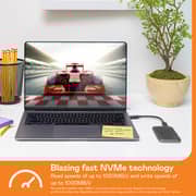 WD Portable SSD USB3.2 2TB Grey WDBAGF0020BGY-WESN + My Passport Neoprene Case Black WDBABK0000NBK-WRSN