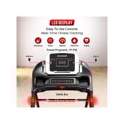 Sparnod Fitness STH-1250 (3 Hp Peak) Automatic Motorised Treadmill for Home Use | Speed-12Km/Hr | Max User Weight 100 Kg | 3 Level Manual Incline | Free Installation Video Assistance