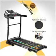 Sparnod Fitness STH-1250 (3 Hp Peak) Automatic Motorised Treadmill for Home Use | Speed-12Km/Hr | Max User Weight 100 Kg | 3 Level Manual Incline | Free Installation Video Assistance