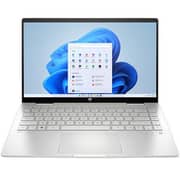 HP Pavilion x360 (2022) Laptop - 12th Gen / Intel Core i7-1255U / 14inch FHD / 1TB SSD / 16GB RAM / Shared Intel Iris Xe Graphics  / Windows 11 Home / English & Arabic Keyboard / Natural Silver / Middle East Version - [14-EK0023NE]