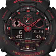 ساعة كاسيو رجالي من سلسلة G-Shock موديل GA100BNR1ADR