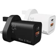 Max & Max DCUK35W-W GaN Dual port charger 35Watts White