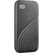 WD My Passport SSD USB 3.2 Gen 1 1TB Grey WDBAGF0010BGY-WESN + My Passport Neoprene Case Black WDBABK0000NBK-WRSN