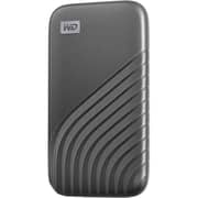WD My Passport SSD USB 3.2 Gen 1 1TB Grey WDBAGF0010BGY-WESN + My Passport Neoprene Case Black WDBABK0000NBK-WRSN