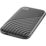 WD My Passport SSD USB 3.2 Gen 1 1TB Grey WDBAGF0010BGY-WESN + My Passport Neoprene Case Black WDBABK0000NBK-WRSN