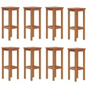 vidaXL 9 Piece Garden Bar Set Solid Wood Acacia