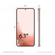 Samsung Galaxy S22 5G 128GB Pink Gold Smartphone - Middle East Version