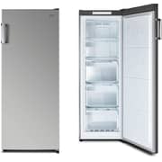 CHiQ 220 Liter Upright Freezer, No Frost, Reversible Doors, Fast Freezing, Vertical Handle, Big Drawers, Electronic Control, Silver - CSF220NSK1