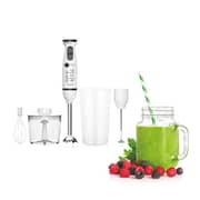 AFRA Japan Hand Blender Set, Multiple Speed Settings, Stainless Steel- AF-14600BLCR