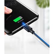 كيبل USB-C مطلي نيكل بطول متر واحد وأسود من يو جرين