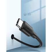 كيبل USB-C مطلي نيكل بطول متر واحد وأسود من يو جرين