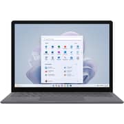 Microsoft Surface Laptop 5 (2022) - 12th Gen / Intel Core i5-1235U / 13.5inch PixelSense Display / 8GB RAM / 256GB SSD / Shared Intel Iris Xe Graphics / Windows 11 Home / English & Arabic Keyboard / Platinum / Middle East Version - [QZI-00014]