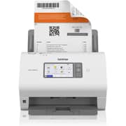 Brother ADS 4900W High speed Wireless Desktop Scanner Duplex A4 Document Scanner Large 10.9cm Intuitive Touchscreen, White