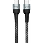 Wiwu USB-C To USB-C Cable 1.5m Black