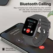 Promate Smart Watch Bluetooth 5.0 Health and Fitness Tracker- XWatch-B19 Graphite