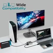 Promate MediaSwitch-H3 Compact HDMI KVM Switch 0.5m Black/Grey