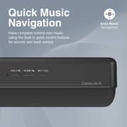 Promate Portable HD 6W True Wireless 5.0 Bluetooth Speaker- Capsule-2 Black