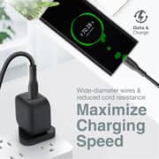 Promate XCord-CC Durable USB-C to USB-C Cable 1m Black