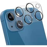 Glassology Camera Lens Protector for iPhone 14 / 14 Plus - 9H Tempered Glass, HD Clarity, Night Shot Compatible - Transparent