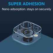 Glassology Camera Lens Protector for iPhone 14 / 14 Plus - 9H Tempered Glass, HD Clarity, Night Shot Compatible - Transparent