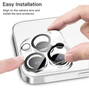 Glassology Camera Lens Protector for iPhone 14 Pro / 14 Pro Max - 9H Tempered Glass, HD Clarity, Night Shot Compatible - Transparent