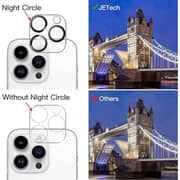 Glassology Camera Lens Protector for iPhone 14 Pro / 14 Pro Max - 9H Tempered Glass, HD Clarity, Night Shot Compatible - Transparent