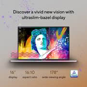 ASUS VivoBook 16X (2021) Laptop - AMD Ryzen 7-5800H / 16inch WUXGA / 16GB RAM / 1TB SSD / Shared AMD Radeon Vega 7 Graphics / Windows 11 / English & Arabic Keyboard / Silver / Middle East Version - [M1603QA-MB731W]