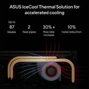 ASUS VivoBook 16X (2021) Laptop - AMD Ryzen 7-5800H / 16inch WUXGA / 16GB RAM / 1TB SSD / Shared AMD Radeon Vega 7 Graphics / Windows 11 / English & Arabic Keyboard / Silver / Middle East Version - [M1603QA-MB731W]