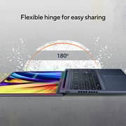ASUS VivoBook 16X (2021) Laptop - AMD Ryzen 7-5800H / 16inch WUXGA / 16GB RAM / 1TB SSD / Shared AMD Radeon Vega 7 Graphics / Windows 11 / English & Arabic Keyboard / Silver / Middle East Version - [M1603QA-MB731W]