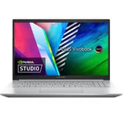 Asus Vivobook Pro 15 OLED M3500QC-OLED1R5W Laptop - Ryzen 5 BGB 512GB 4GB Win11 15.6inch OLED Silver English/Arabic Keyboard