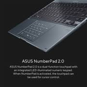 ASUS ZenBook 14X OLED (2022) Laptop - 12th Gen / Intel Core i5-12500H / 14inch 4K OLED / 8GB RAM / 512GB SSD / Shared Intel Iris Xe Graphics / Windows 11 / English & Arabic Keyboard / Grey / Middle East Version - [UP5401ZA-OLED105W]