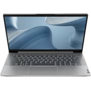 لابتوب لينوفو أيدياباد 5 14IAL7 بمعالج كور i7 الجيل الثاني عشر بتردد 3.5 جيجاهرتز وذاكرة 16 جيجا وسعة تخزين 512 جيجا وذاكرة رسوميات 2 جيجا ونظام تشغيل ويندوز 11 وشاشة FHD مقاس 14 بوصة وبلون رمادي ولوحة مفاتيح إنجليزية/ عربية