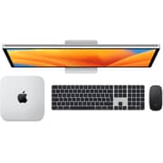 Apple Mac mini (2023) - M2 chip with 8‑core CPU 8GB 512GB 10‑core GPU Silver - Middle East Version