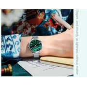 Curren CRN9076-SLVR/GREEN-Retro design & leisurely light weight