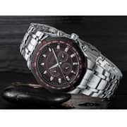 Curren CRN8084-SLVR/BRWN-Stainless Steel with rugged elegance & fashion