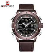 Naviforce NF9153L-DRKBRWN-Cyborg Men's Watch